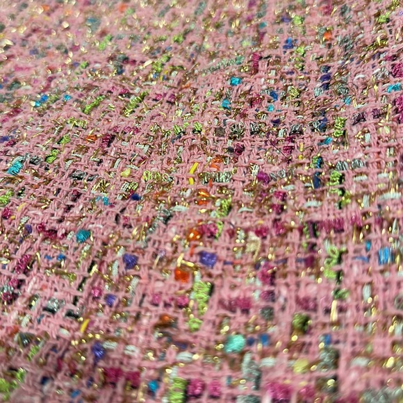 Lovers + Friends Pink Tweed Mini Skirt Revolve - Picture 3 of 7